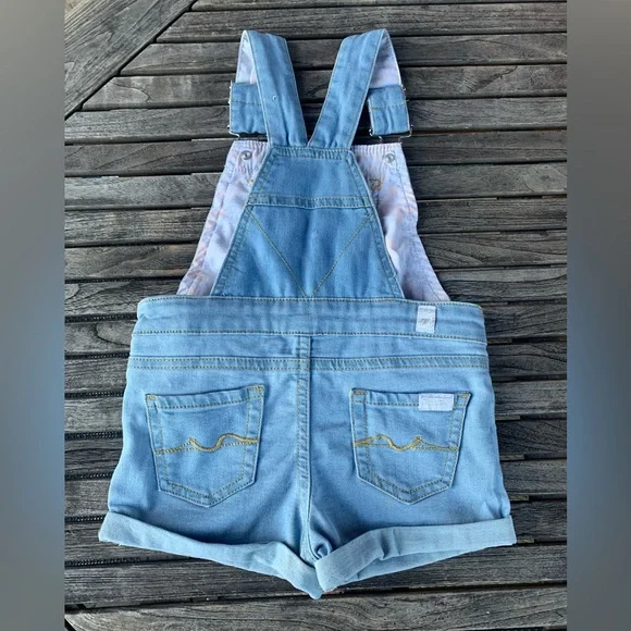 For All Mankind girls Denim short outfit Size 24 Months - Picture 4 of 7